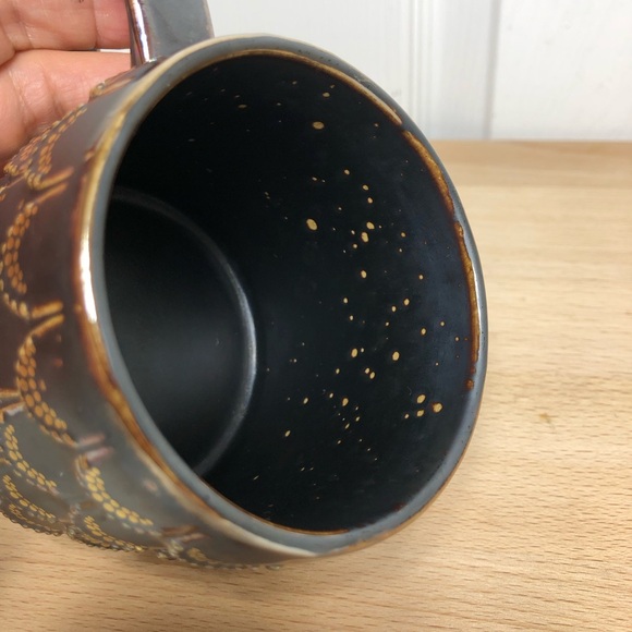 Starbucks 2015 Anniversary Pottery look Mermaid siren scale coffee Tea mug 10 Oz - Picture 11 of 13